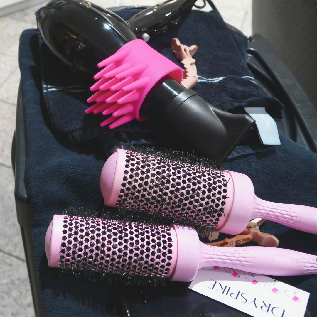 My Quest for the Best Round Brush for a Blowout - DrySpike | Hair Dryer Attachment