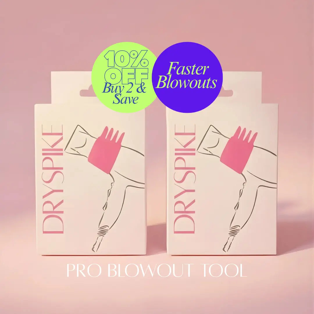 DrySpike Pro Blowout Tool hair dryer attachment two-pack packaging with buy 2 and save offer