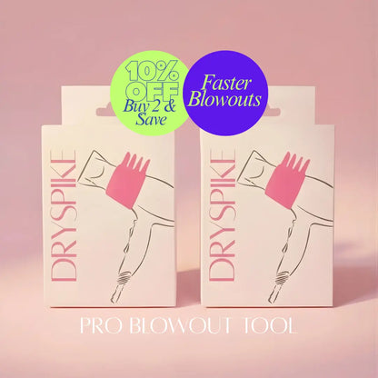DrySpike Pro Blowout Tool hair dryer attachment two-pack packaging with buy 2 and save offer
